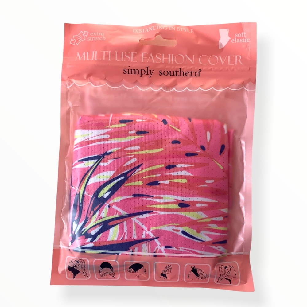 NWT Simply Southern Multi-Use Fashion Cover Headband Mask Scarf